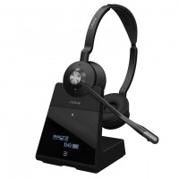 Jabra Engage 75 Stereo - Headset - On-Ear - DECT / Bluetooth - kabellos - NFC - Zertifiziert für Skype für Unternehmen