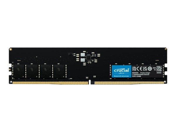 Crucial - DDR5 - Modul - 32 GB - DIMM 288-PIN - 4800 MHz / PC5-38400 - CL40 - 1.1 V - ungepuffert - non-ECC