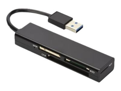 Ednet USB 3.0 MULTI CARD READER - Kartenleser (MS, MS PRO, MMC, SD, MS PRO Duo, CF, TransFlash, microSD, SDHC) - USB 3.0