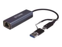 D-Link DUB-2315 - Netzwerkadapter - USB-C / Thunderbolt 3 - 2.5GBase-T x 1