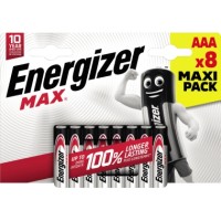 Energizer Batterie Max Alkaline E303324100 AAA LR03 8St.