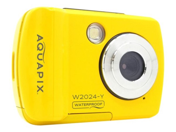 Easypix Aquapix W2024 Splash - Digitalkamera - Kompaktkamera - 5.0 MPix / 16.0 MP (interpoliert) - 720p - Unterwasser bis zu 3 m - Gelb