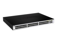 D-Link Web Smart DGS-1210-48 - Switch - managed - 48 x 10/100/1000 + 4 x Shared SFP - Desktop