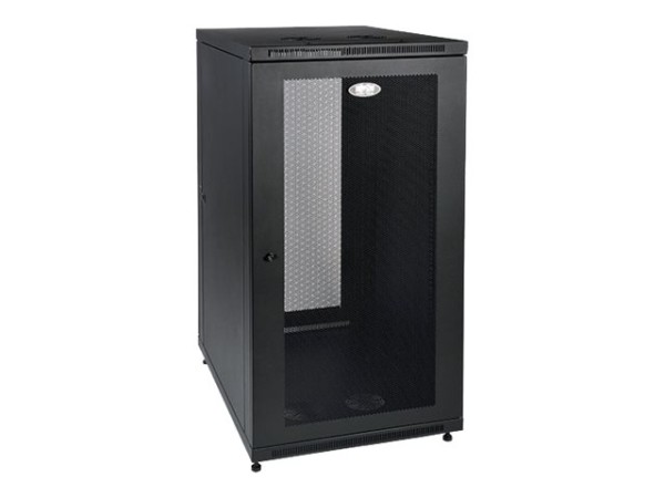 Tripp Lite 24U Rack Enclosure Server Cabinet 33" Deep w/ Doors & Sides - Schrank Netzwerkschrank - Schwarz - 24U - 48.3 cm (19")