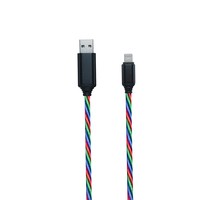 ACV USB Datenkabel"Tricolor" - mit LED-Beleuchtung - 100cm - Digital/Daten
