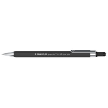 STAEDTLER Druckbleistift graphite 778 07-9 B 0,7mm Schaft schwarz