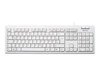 V7 KU200GS-WHT-DE - Tastatur - USB - QWERTZ - Deutsch - weiß