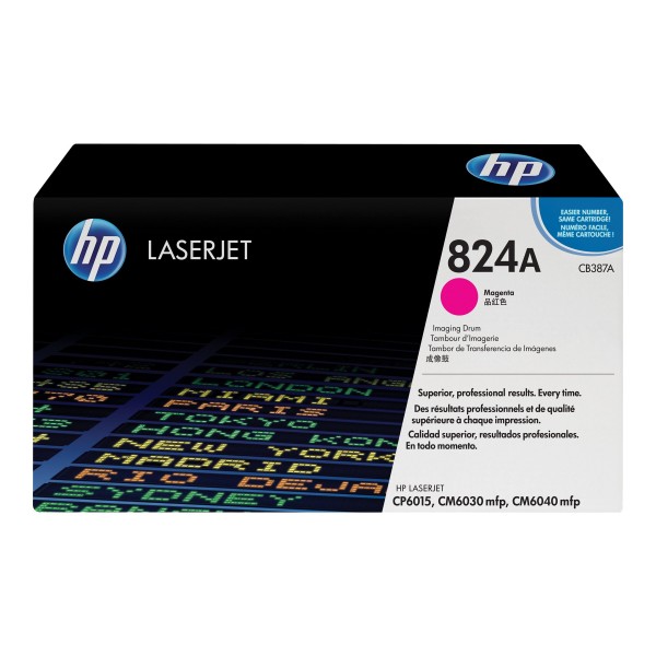 HP 824A - Magenta - original - Trommeleinheit - für Color LaserJet CM6040, CM6040f, CM6049f, CP6015de, CP6015dn, CP6015n, CP6015x, CP6015xh