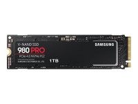 Samsung 980 PRO MZ-V8P1T0BW - SSD - verschlüsselt - 1 TB - intern - M.2 2280 - PCIe 4.0 x4 (NVMe) - Puffer: 1 GB - 256-Bit-AES - TCG Opal Encryption - für Intel Next Unit of Computing 12, 13