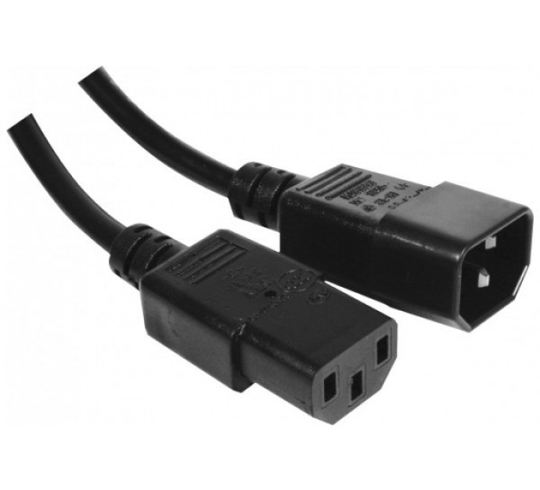 exertis Connect Hypertec 808051-HY - 7,5 m - C13-Koppler - C14-Koppler - 10 A - Schwarz