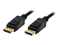 Shiverpeaks BASIC-S - DisplayPort-Kabel - DisplayPort (M) bis DisplayPort (M) - 3 m - abgeschirmt - Schwarz - geformt