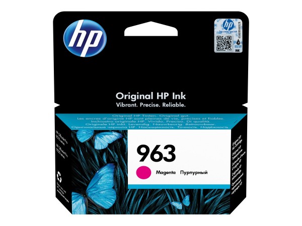HP 963 - 10.77 ml - Magenta - original - Tintenpatrone - für Officejet 9012; Officejet Pro 90XX