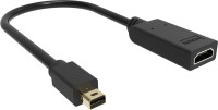 VISION - Videoadapter - Mini DisplayPort männlich zu HDMI weiblich - Schwarz - 4K Unterstützung