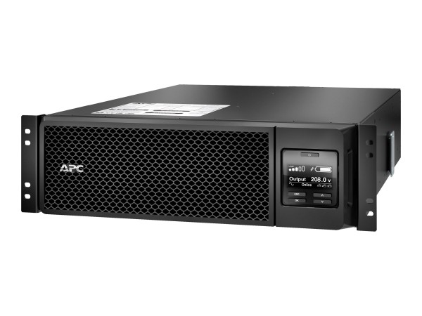 APC Smart-UPS SRT 5000VA RM - USV (Rack - einbaufähig) - Wechselstrom 230 V - 4500 Watt - 5000 VA - USB - Ausgangsanschlüsse: 12 - 3U - Schwarz - für P/N: AR2487G, AR3100W, AR3105SP, AR3105W, AR3300W, AR3305W, AR4038IX432, NBWL0356A