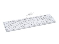 CleanType Easy Basic TKL-105-GCQ-IP68-KGEH-WHITE-USB-DE - Tastatur - USB - Deutsch - weiß