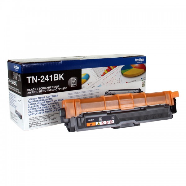 Brother TN241BK - Schwarz - Original - Tonerpatrone - für Brother DCP-9015, DCP-9020, HL-3140, HL-3150, HL-3170, MFC-9140, MFC-9330, MFC-9340