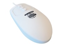 Man & Machine Mighty Mouse 5 - Maus - optisch - 5 Tasten - kabelgebunden - USB - Cool Gray