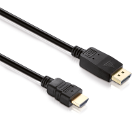 Helos - Video- / Audiokabel - DisplayPort (M) bis HDMI (M) - 1 m