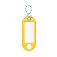 WEDO Schlüsselanhänger 262803405 gelb 100 St./Pack.