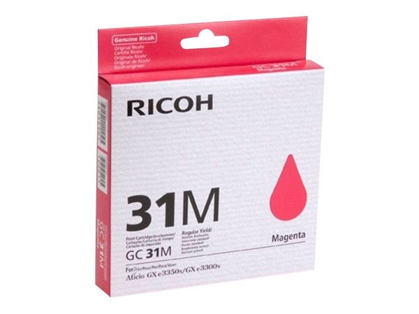 Ricoh GC 31M - Magenta - Original - Tintenpatrone - für Ricoh Aficio GX e3300N, Aficio GX e3350N; IPSiO GX e3300
