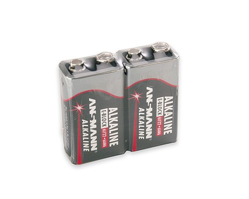 Ansmann E-BLOCK - Batterie 2 x 6LF22 Alkalisch 501 5591