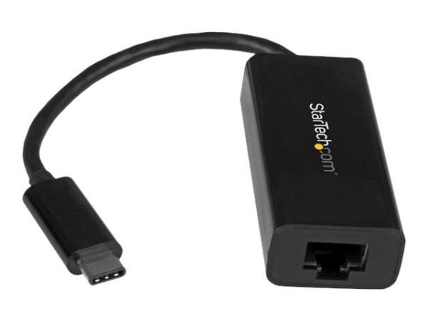 StarTech USB-C auf Gigabit Netzwerkadapter - USB 3.1 Gen 1 (5 Gbit/s) - Type-C Ethernet Adapter USB Powered - Netzwerkadapter - USB-C - Gigabit Ethernet - Schwarz - für P/N: HB30C3A1CFB, HB30C3A1CFS, TB33A1C