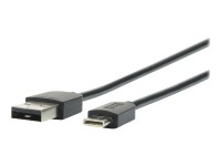 Mobilis - USB-Kabel - 24 pin USB-C (M) zu USB (M) - USB 2.0 - 1 m - Schwarz