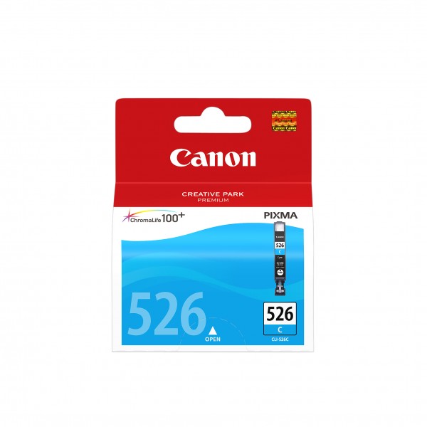 Canon CLI-526C - 9 ml - Cyan - Original - Tintenbehälter - für PIXMA iP4950, iX6550, MG5250, MG5350, MG6150, MG6250, MG8150, MG8250, MX715, MX885, MX895