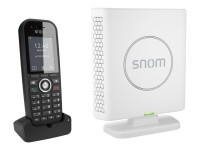 snom m430 - Schnurloses VoIP-Telefon mit Rufnummernanzeige - DECT - dreiweg Anruffunktion - SRTP, SIPS - Schwarz, weiß