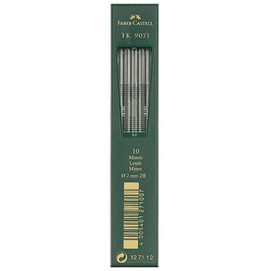 Faber-Castell Fallmine TK 9071 127113 2mm 3H 10 St./Pack.