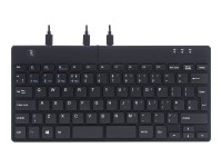 R-Go Split Ergonomische Tastatur, QWERTY (UK), schwarz, drahtgebundenen - Tastatur - USB - QWERTY - GB - Schwarz