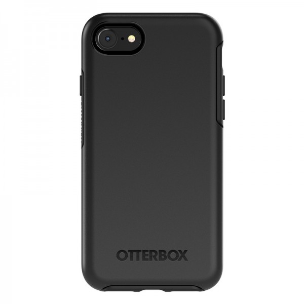 OtterBox Symmetry Series Apple iPhone 7 - Hintere Abdeckung für Mobiltelefon - Polycarbonat, Kunstfaser - Schwarz - für Apple iPhone 7