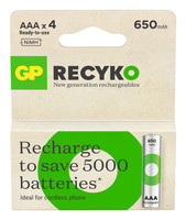 GP Battery ReCyko Micro AAA -Akku NiMH 650 mAh 1.2 V 2 St.