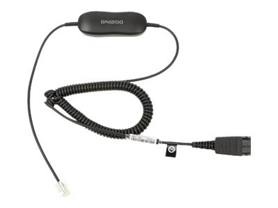 Jabra GN1200 CC - Headset-Kabel - Quick Disconnect Stecker zu RJ-9 männlich - 2 m - für Jabra GN 2100, GN 2200, GN 2250