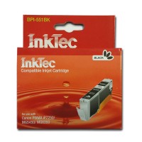 InkTec Tinte kompatibel zu Canon 6443B001 CLI-551 BKXL schwarz 950 Seiten 11 ml Große Füllmenge 1