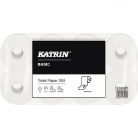 Katrin Toilettenpapier Basic 169505 250Blatt 2lagig weiß 8 Rl./Pack.