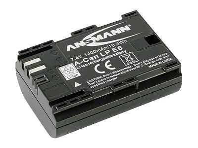 Ansmann A-Can LP-E6 - Batterie - 1000 mAh - für Z-Cam E2C; Blackmagic Micro Studio Camera 4K; Canon EOS 5D, 5DS, 60, 6D, 70, 7D, 90