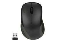 SPEEDLINK KAPPA Mouse - Maus - Für Rechtshänder - optisch - 3 Tasten - kabellos - 2.4 GHz - kabelloser Empfänger (USB) - Schwarz