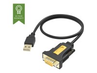 Vision USB to Serial Adaptor - Serieller Adapter - USB - RS-232 - Schwarz