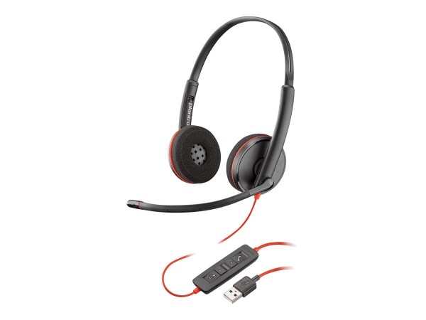 Poly Blackwire C3220 - 3200 Series - Headset - On-Ear - kabelgebunden - USB-A
