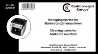 CCE Reinigungskarten für Banknotenzählmaschinen einzeln verschweißt 5 Stück A007924