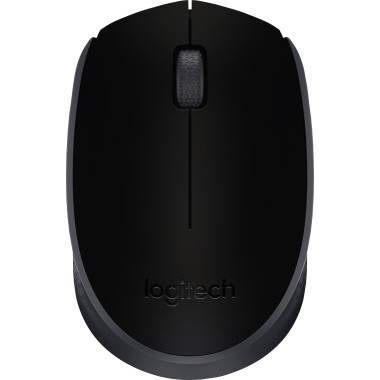 Logitech B170 - Maus - optisch - 3 Tasten - kabellos - 2.4 GHz - kabelloser Empfänger (USB) - Schwarz