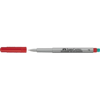 Faber-Castell Folienschreiber MULTIMARK 151421 0,6mm rot