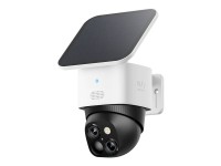 Eufy SoloCam S340 - Netzwerk-Überwachungskamera - schwenken / neigen - Turret - wetterfest - Farbe (Tag&Nacht) - 3K - Audio - drahtlos - Wi-Fi - mit Solarpanel
