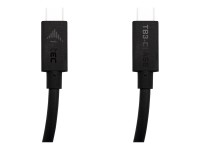 i-Tec - Thunderbolt-Kabel - 24 pin USB-C (M) zu 24 pin USB-C (M) - USB 3.1 Gen 1 / Thunderbolt 3 - 1.5 m - 4K Unterstützung, 8K Unterstützung, USB-Stromversorgung (100 W)