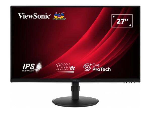 ViewSonic VG2708A - LED-Monitor - 68.6 cm (27") - 1920 x 1080 Full HD (1080p) @ 100 Hz - IPS - 250 cd/m² - 1300:1 - 5 ms - HDMI, VGA, DisplayPort - Lautsprecher