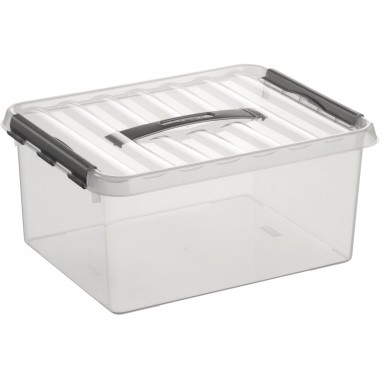 Sunware Aufbewahrungsbox Q-line H6162602 15l Tragegriff tr