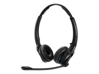 EPOS IMPACT MB Pro 2 - Headset - On-Ear - Bluetooth - kabellos - schwarz mit blauem Ring