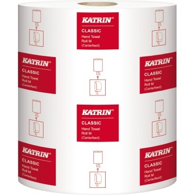 Katrin Handtuchrolle Classic M2 481911 205x380mm weiß 6 Rl./Pack.