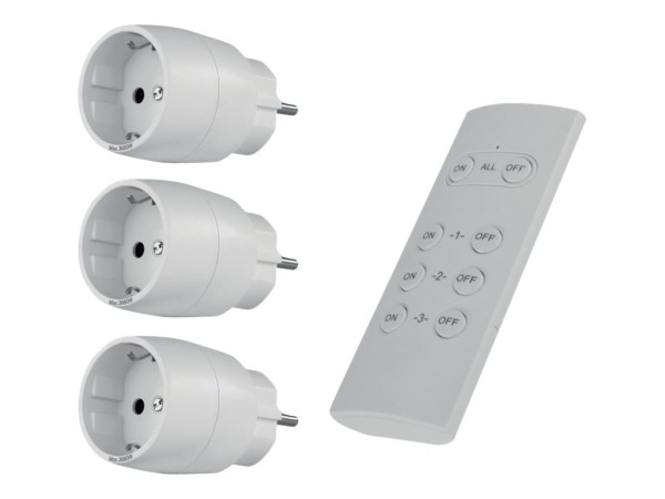 REV - Smartplug-Kit - compact - kabellos - 433.05 - 434.79 MHz - weiß